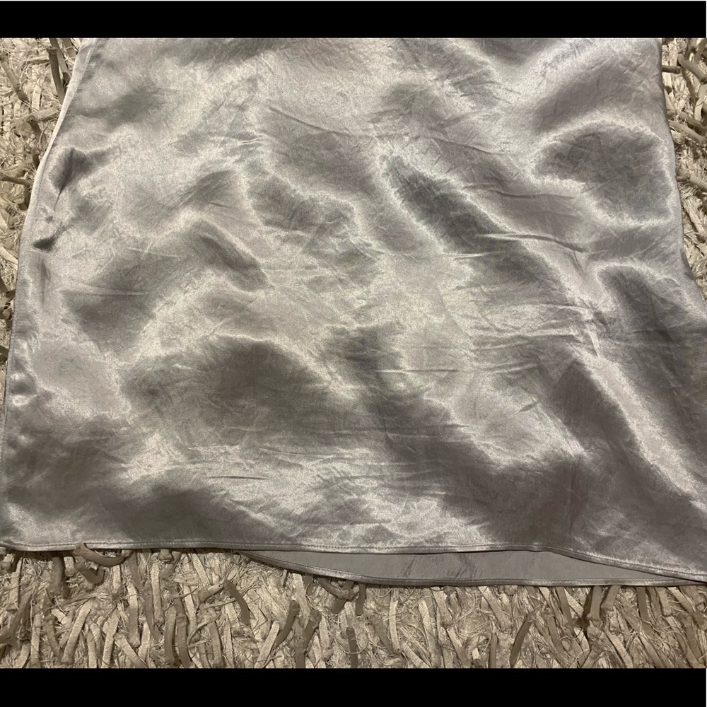 Aritzia Babaton Beck Silver Mini Dress - Picture 12 of 13